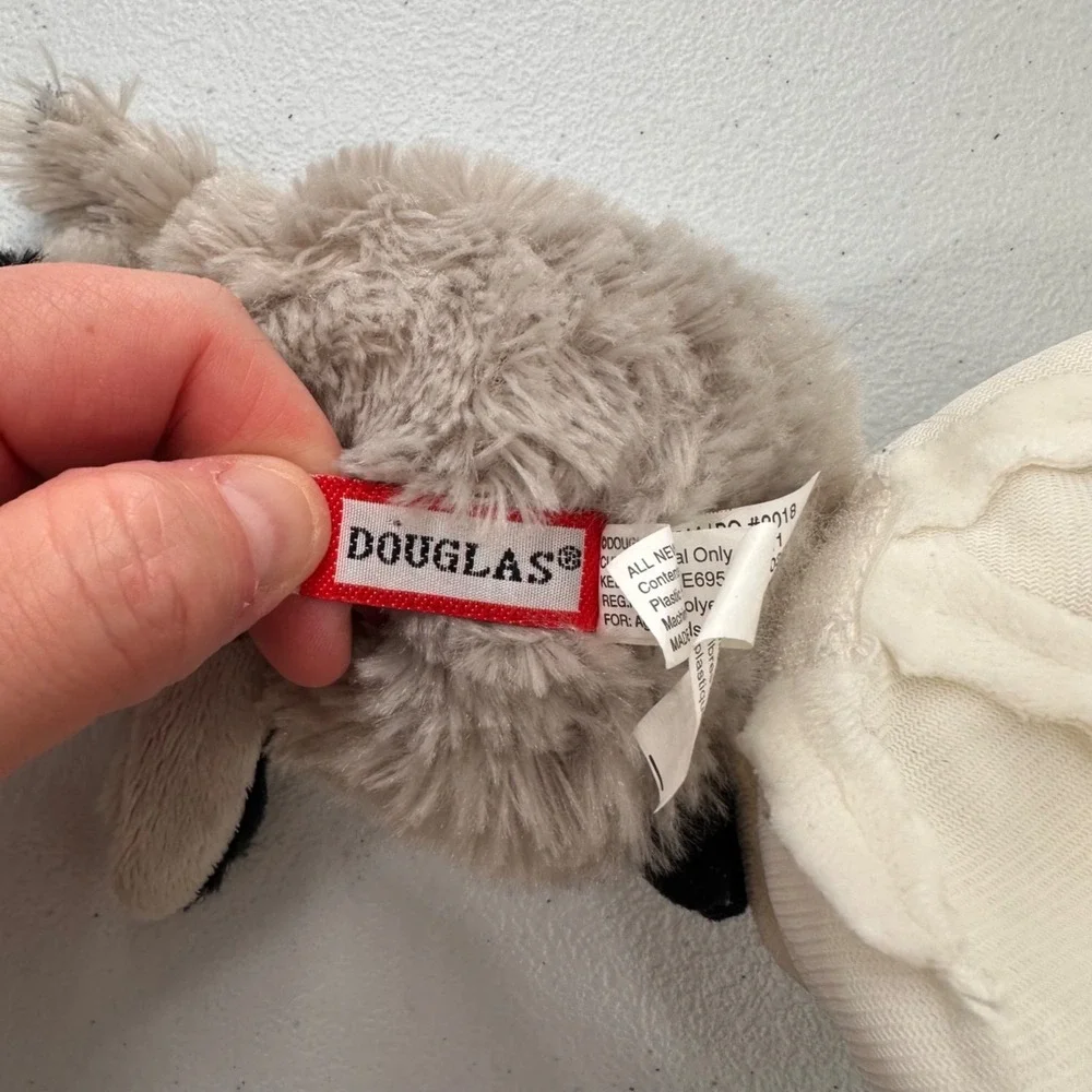 Douglas Cuddle Toys Plush Barn Owl & Penguin Chick Set 8